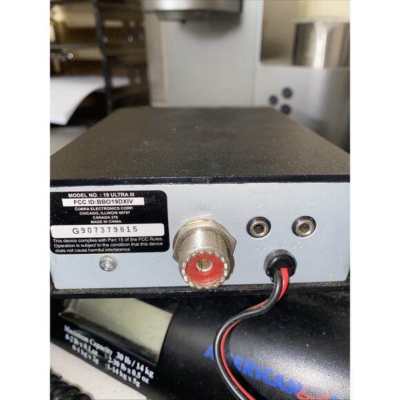 Cobra 19 Ultra III Lightweight Mobile CB & Microphone (Tested/Working) - Picture 4 of 5